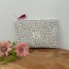 Pochette zippée en liberty