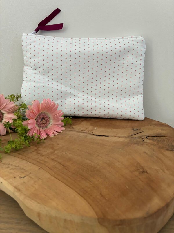 Pochette zippée matelassée