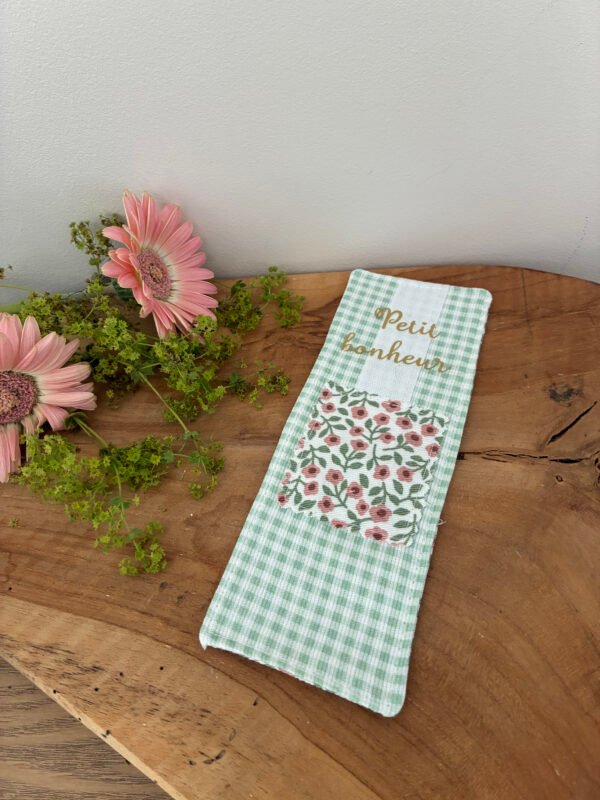 Marque-page en tissu