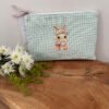 Pochette zippée matelassée