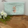 Pochette zippée matelassée