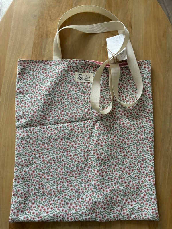 Tote bag réversible en Liberty