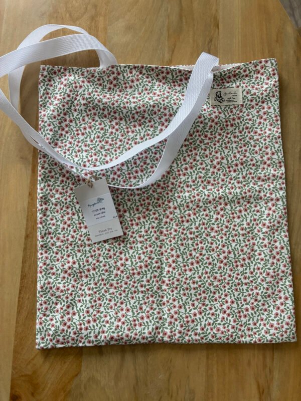 Tote bag réversible en Liberty